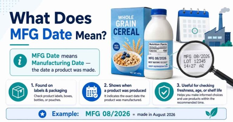 What Does MFG Date Mean?