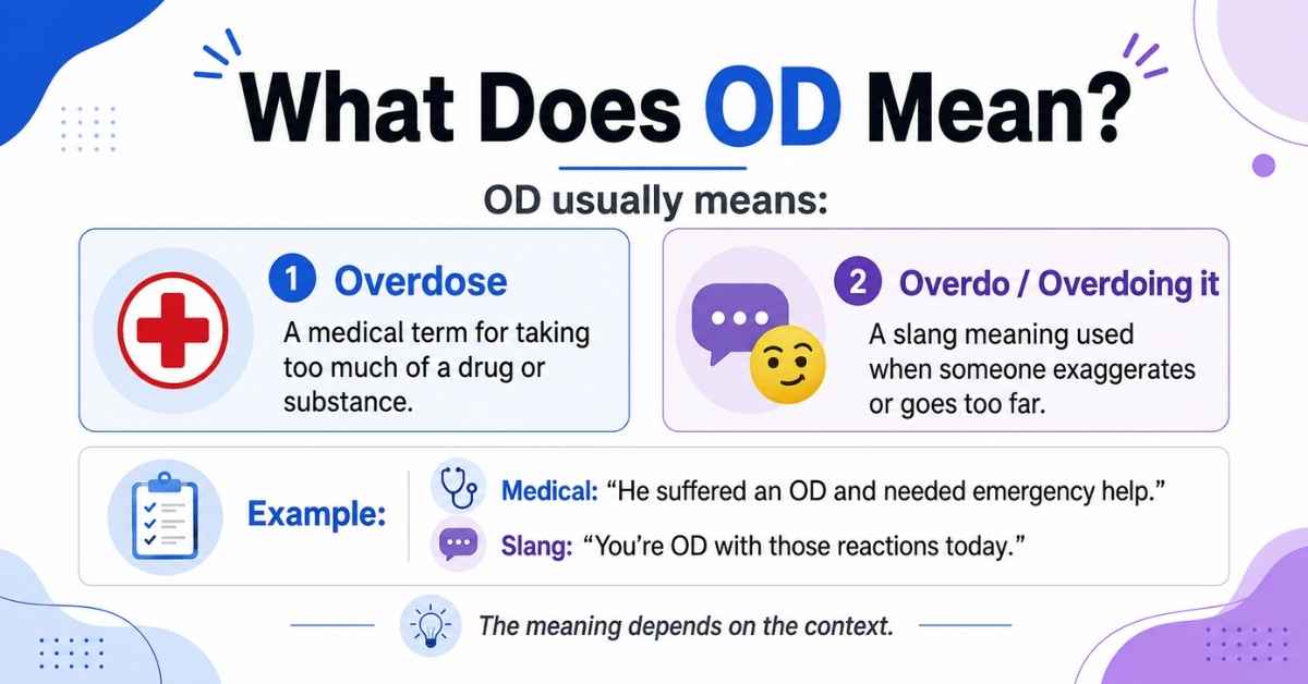 What Does OD Mean?