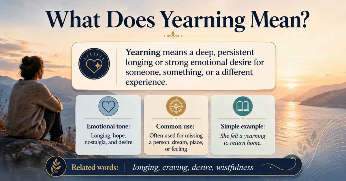 What Does Yearning Mean?